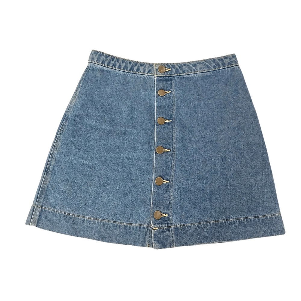 Vintage American Apparel Buttoned Denim Skirt
